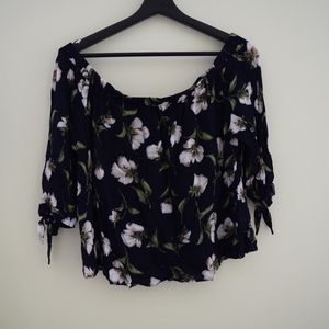 Off The Shoulder Floral Top